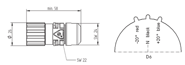 Straight Panel Mount Base