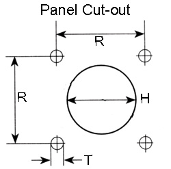 EPT panel cut out