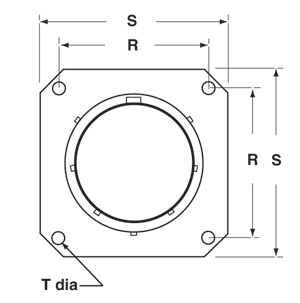 Wall Mt Receptacle