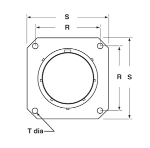 Wall Mt Receptacle